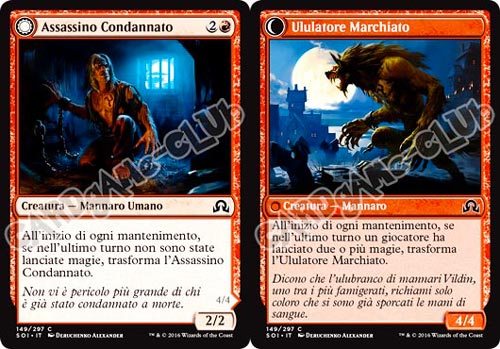 149 / 297 Assassino Condannato/Ululatore Marchiato comune normale (IT) -NEAR MINT-