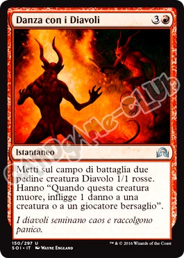 150 / 297 Danza con i Diavoli non comune normale (IT) -NEAR MINT-
