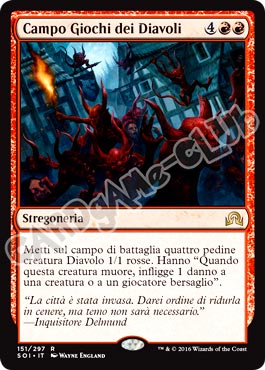 151 / 297 Campo Giochi dei Diavoli rara normale (IT) -NEAR MINT-