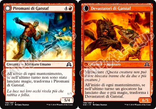 158 / 297 Piromani di Gatstaf/Devastatori di Gatstaf comune normale (IT) -NEAR MINT-
