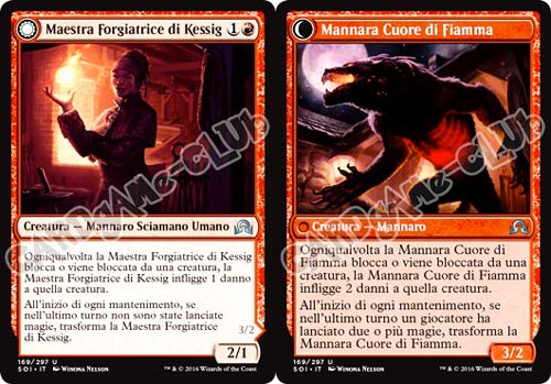 169 / 297 Maestra Forgiatrice di Kessig/Mannara Cuore di Fiamma non comune normale (IT) -NEAR MINT-