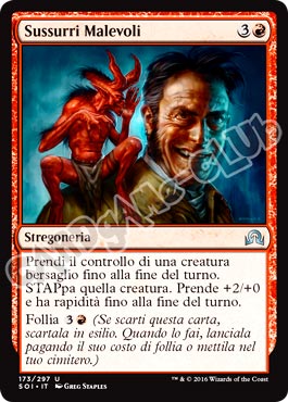 173 / 297 Sussurri Malevoli non comune normale (IT) -NEAR MINT-