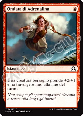 177 / 297 Ondata di Adrenalina comune normale (IT) -NEAR MINT-