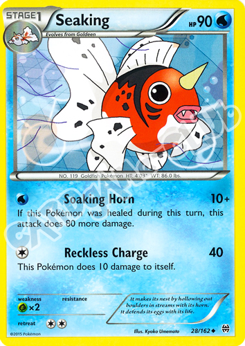 028 / 162 Seaking non comune normale (EN) -NEAR MINT-