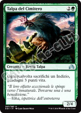 207 / 297 Talpa del Cimitero non comune normale (IT) -NEAR MINT-