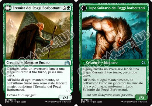 209 / 297 Eremita dei Poggi Borbottanti/ Lupo Solitario dei Poggi Borbottanti non comune normale (IT) -NEAR MINT-