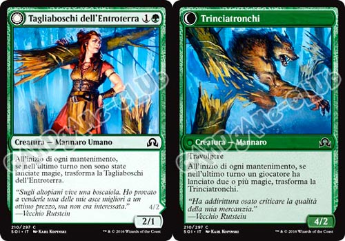 210 / 297 Tagliaboschi dell'Entroterra/Trinciatronchi comune normale (IT) -NEAR MINT-