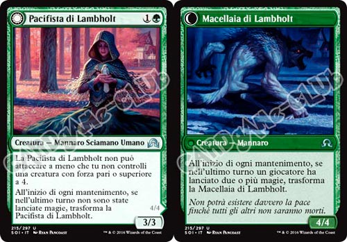 215 / 297 Pacifista di Lambholt/Macellaia di Lambholt non comune normale (IT) -NEAR MINT-