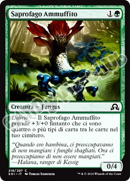 218 / 297 Saprofago Ammuffito comune normale (IT) -NEAR MINT-