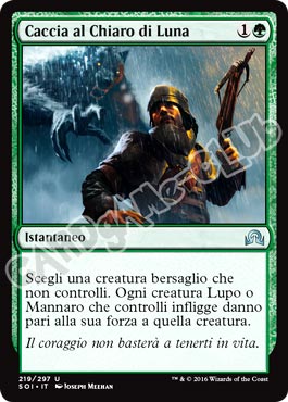 219 / 297 Caccia al Chiaro di Luna non comune normale (IT) -NEAR MINT-