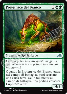 221 / 297 Protettrice del Branco non comune normale (IT) -NEAR MINT-