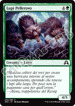 232 / 297 Lupi Pellerovo comune normale (IT) -NEAR MINT-