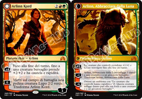 243 / 297 Arlinn Kord/Arlinn, Abbracciata dalla Luna rara mitica normale (IT) -NEAR MINT-