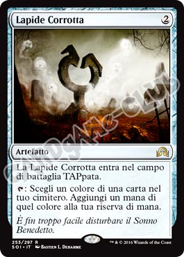 253 / 297 Lapide Corrotta rara normale (IT) -NEAR MINT-