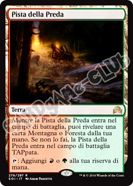 276 / 297 Pista della Preda rara normale (IT) -NEAR MINT-