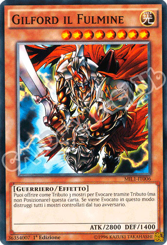 MIL1-IT006 Gilford il Fulmine comune 1a edizione (IT) -NEAR MINT-