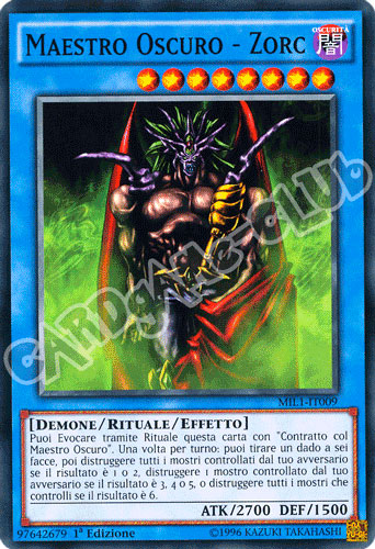 MIL1-IT009 Maestro Oscuro - Zorc comune 1a edizione (IT) -GOOD-