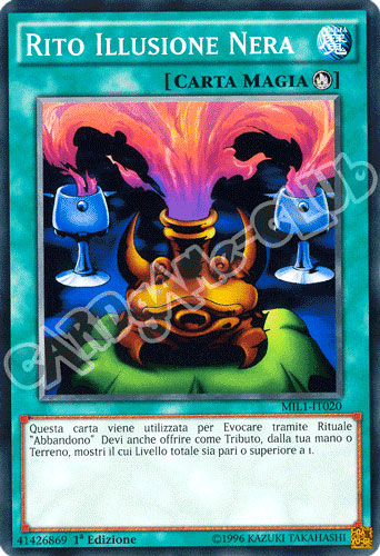 MIL1-IT020 Rito Illusione Nera comune 1a edizione (IT)  -GOOD-