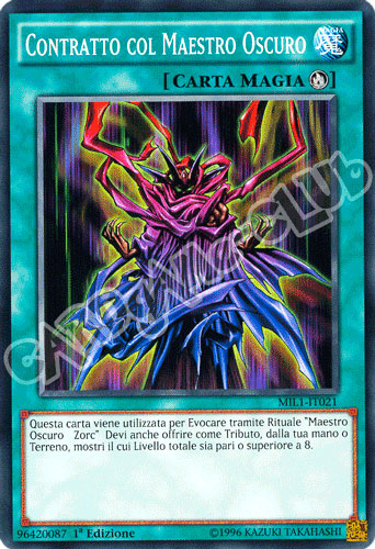 MIL1-IT021 Contratto col Maestro Oscuro comune 1a edizione (IT) -NEAR MINT-