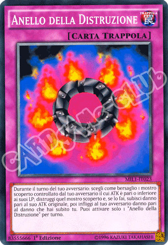MIL1-IT023 Anello della Distruzione comune 1a edizione (IT) -NEAR MINT-