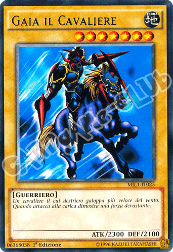 MIL1-IT025 Gaia il Cavaliere rara 1a edizione (IT) -GOOD-