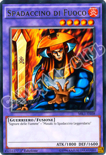 MIL1-IT038 Spadaccino di Fuoco rara 1a edizione (IT) -NEAR MINT-