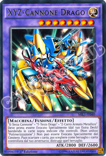 MIL1-IT040 XYZ-Cannone Drago rara 1a edizione (IT) -NEAR MINT-