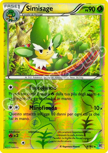 006 / 162 Simisage rara foil reverse (IT) -NEAR MINT-