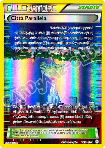 145 / 162 Citta' Parallela non comune foil reverse (IT) -NEAR MINT-