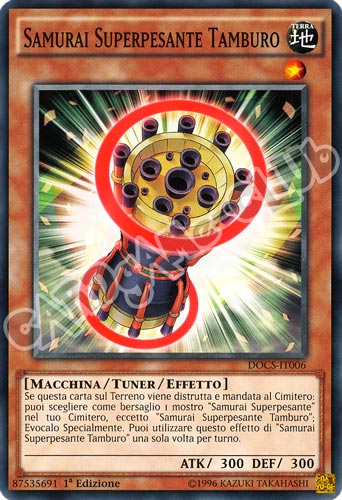 DOCS-IT006 Samurai Superpesante Tamburo comune 1a Edizione (IT)