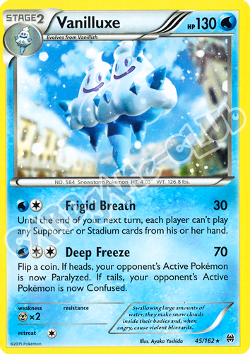 045 / 162 Vanilluxe rara normale (EN) -NEAR MINT-