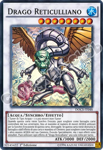 DOCS-IT048 Drago Reticulliano super rara 1a Edizione (IT)