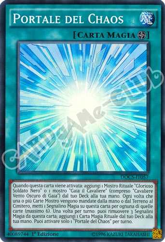 DOCS-IT057 Portale del Chaos super rara 1a Edizione (IT)
