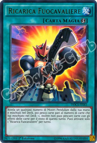 DOCS-IT061 Ricarica Fuocavaliere ultra rara 1a Edizione (IT)