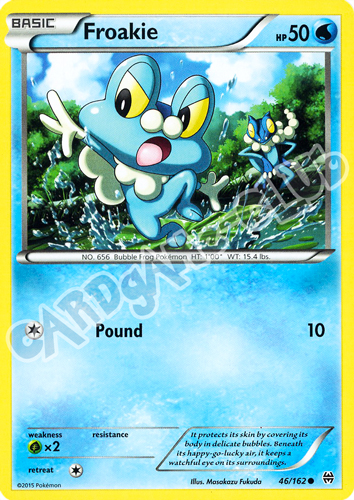 046 / 162 Froakie comune normale (EN) -NEAR MINT-