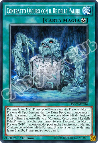 DOCS-IT094 Contratto Oscuro Con Il Re Delle Paludi comune 1a Edizione (IT)