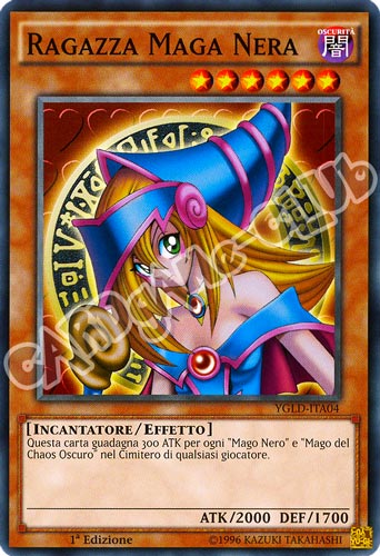 YGLD-ITA04 Ragazza Maga Nera comune 1a Edizione (IT) -NEAR MINT-