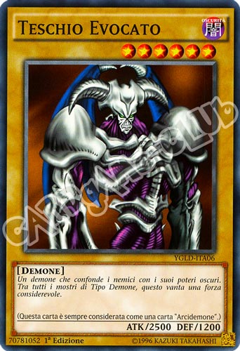 YGLD-ITA06 Teschio Evocato comune 1a Edizione (IT) -NEAR MINT-