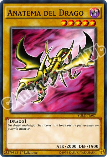 YGLD-ITA07 Anatema del Drago comune 1a Edizione (IT) -NEAR MINT-