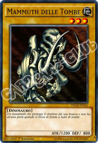 YGLD-ITA16 Mammuth delle Tombe comune 1a Edizione (IT) -NEAR MINT-