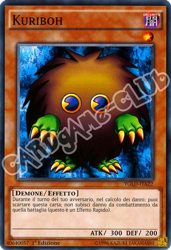 YGLD-ITA22 Kuriboh comune 1a Edizione (IT) -NEAR MINT-