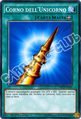 YGLD-ITA29 Corno dell'Unicorno comune 1a Edizione (IT) -NEAR MINT-