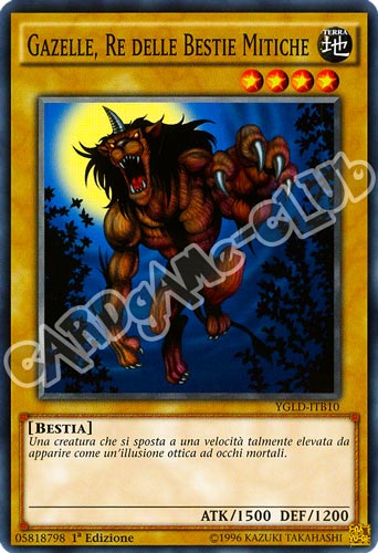 YGLD-ITB10 Gazelle, Re delle Bestie Mistiche comune 1a Edizione (IT) -NEAR MINT-