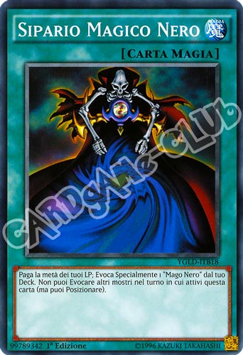 YGLD-ITB18 Sipario Magico Nero comune 1a Edizione (IT) -NEAR MINT-