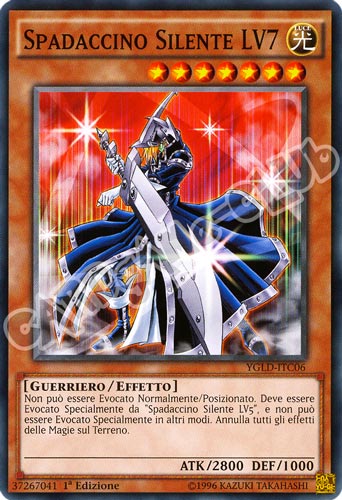 YGLD-ITC06 Spadaccino Silente LV7 comune 1a Edizione (IT) -NEAR MINT-