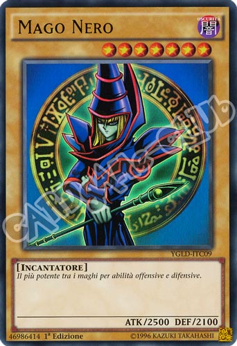 YGLD-ITC09 Mago Nero ultra rara 1a Edizione (IT) -NEAR MINT-