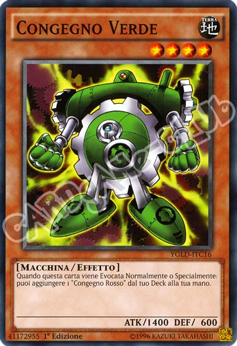 YGLD-ITC16 Congegno Verde comune 1a Edizione (IT) -NEAR MINT-