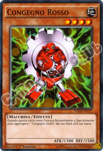 YGLD-ITC17 Congegno Rosso comune 1a Edizione (IT) -NEAR MINT-