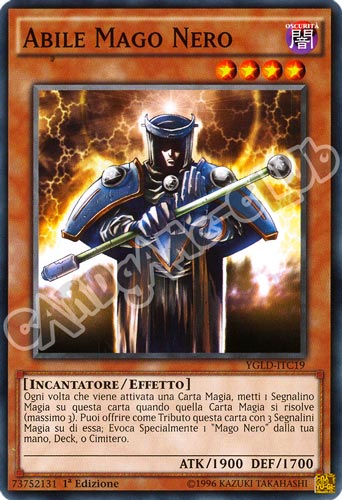 YGLD-ITC19 Abile Mago Nero comune 1a Edizione (IT) -NEAR MINT-