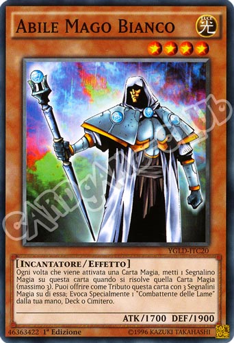 YGLD-ITC20 Abile Mago Bianco comune 1a Edizione (IT) -NEAR MINT-
